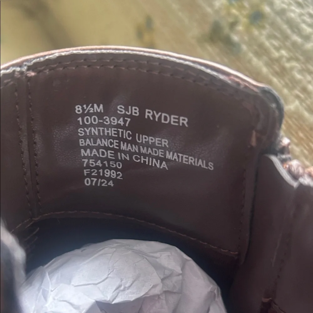 St. John's Bay Rich Brown Ankle Boots - Picture 6 of 6